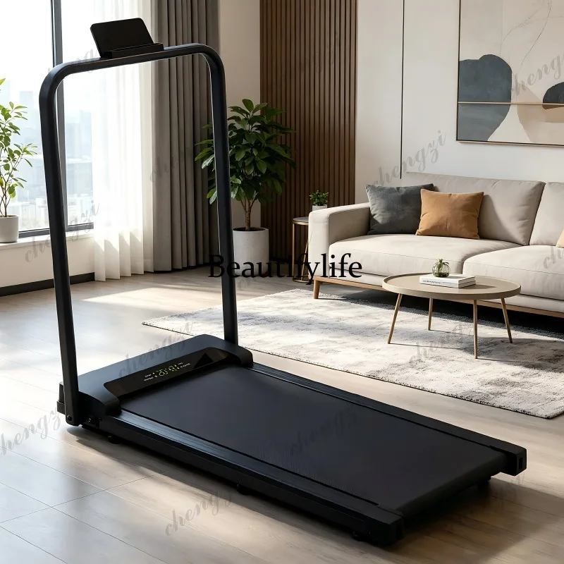 Treadmill Household fitness climbing machine, silent installation-free, special pad for ultra-jogging in place