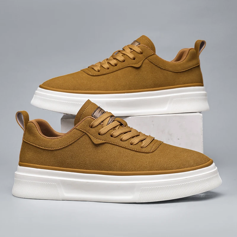 

Men's Casual Shoes 2025 New Autumn Retro Man Shoes Casual Work Shoe Versatile Men's Sports Board Shoes Large Size Sneakers Men