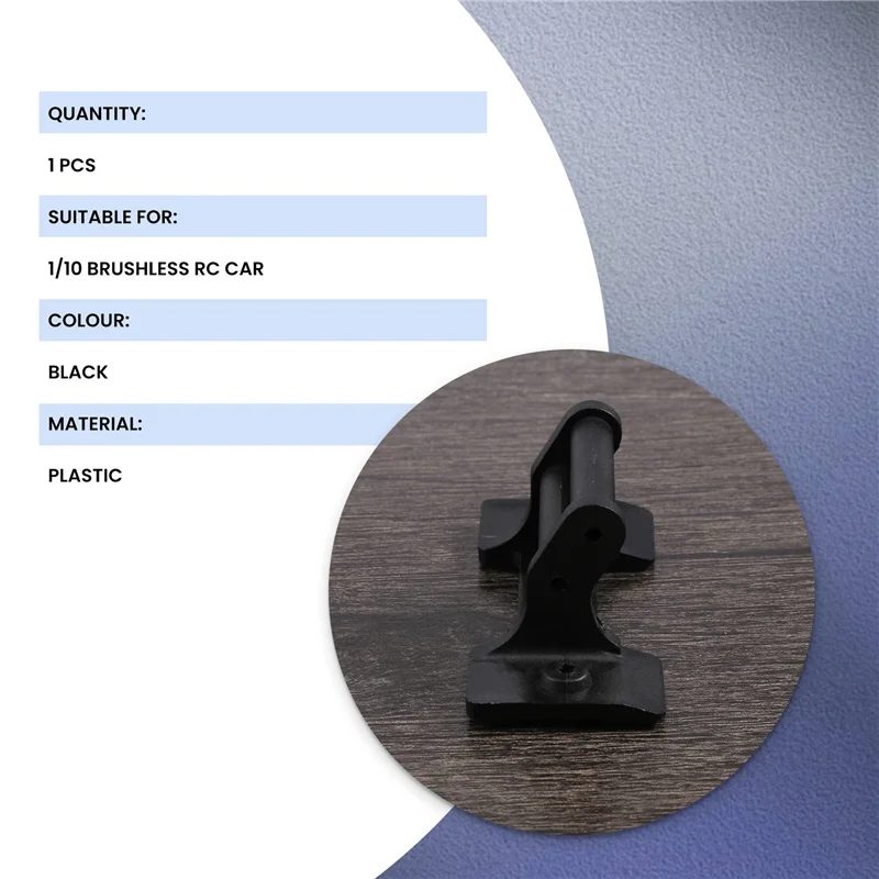 Venda de verão assento empennage asa traseira assento eb1009 para jlb racing cheetah 1/10 sem escova rc peças de carro acessórios