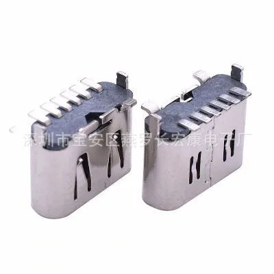 For TYPE-C 14Pin female seat, upright, straight plug DIP four-legged harpoon, full plug, vertical plug, female seat