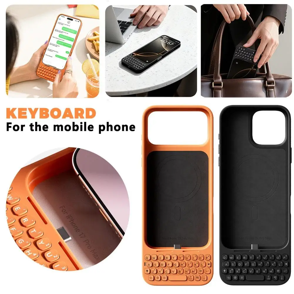 

For IPhone16/17 Pro MAX Wired Keyboard External USB Connection Portable Typing Accessory for Smartphones Tablets Office Device