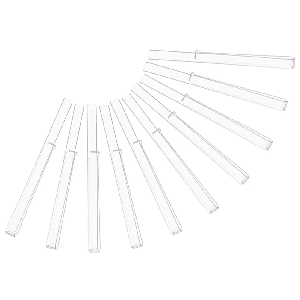 

5Pairs Acrylic Music Sheet Clips Clear Transparent Page Holder for Piano Guitar Violin Musicians Sheet Music Stand Cooking