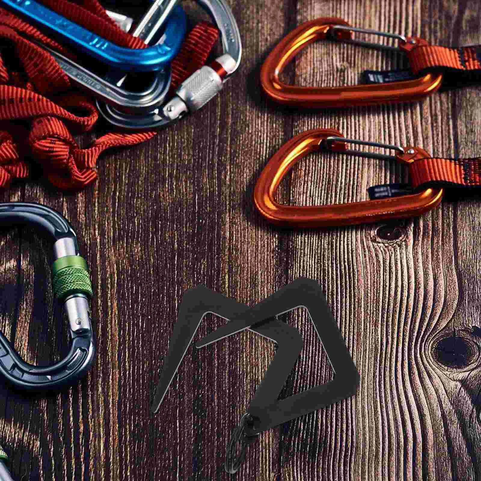 

Outdoor Hooks 4 Sets Stainless Steel S Hook for Camping Backpack Hanging Plant Hanger Metal Garden Utensil Pot Pan Closet Jeans