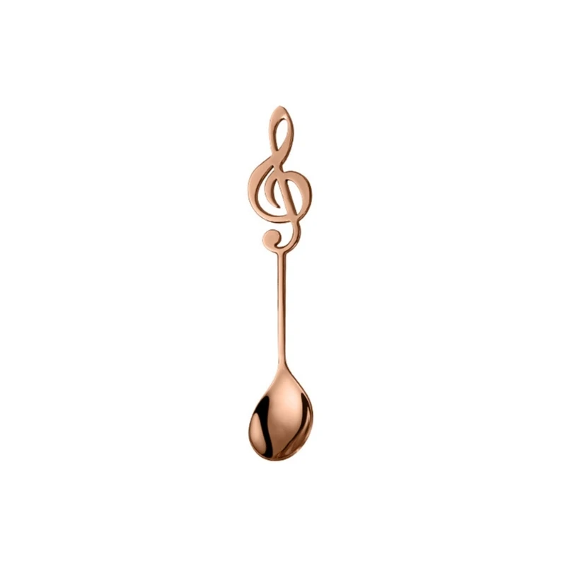 Musical Note Coffee Stirring Spoon, Mug Teaspoons, Music Bar, Ice Cream, Dessert Spoon, Kitchen Tableware, Creative Gift