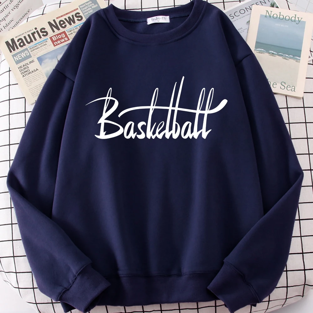 

Мужские пуловеры Basketball Is A Healthy Sport, мягкие повседневные осенние свободные уличные одежды с длинными рукавами, флисовая одежда унисекс с круглым вырезом
