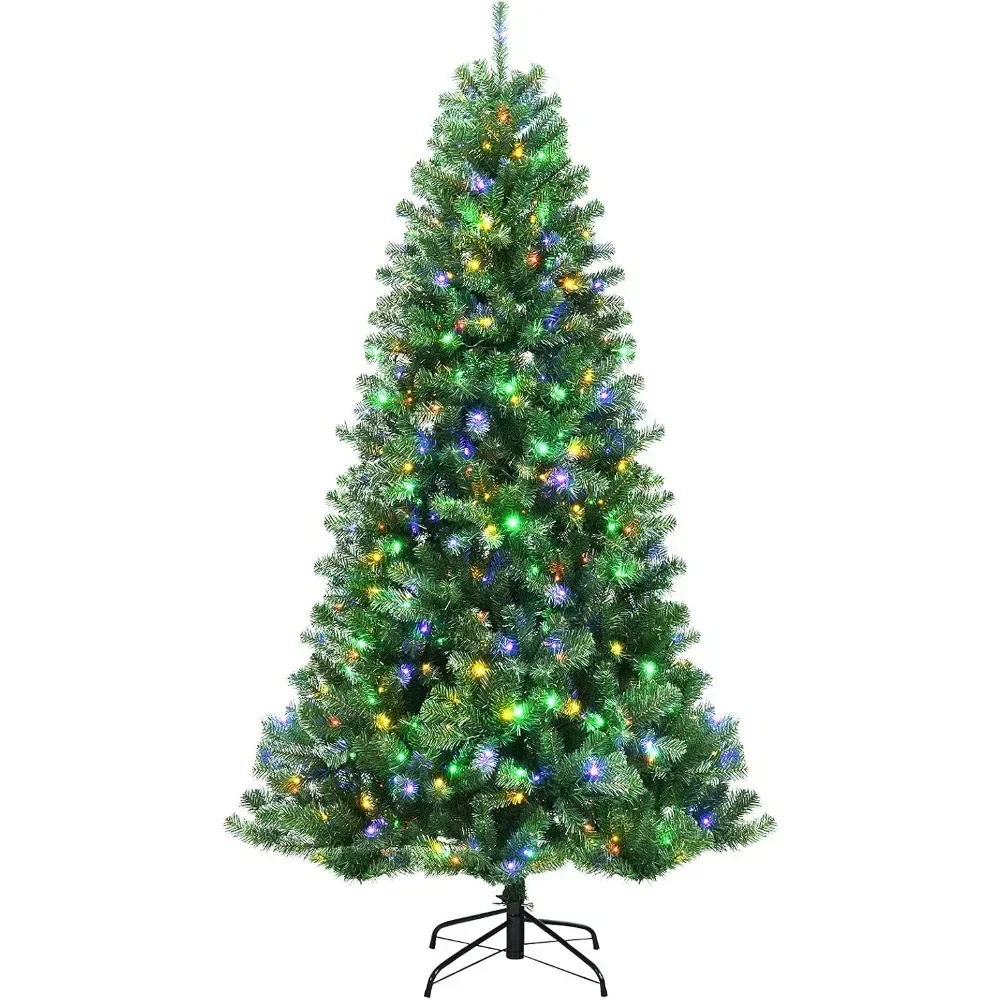 

Pre-lit Artificial Christmas Tree, Hinged Remote Control Xmas Tree