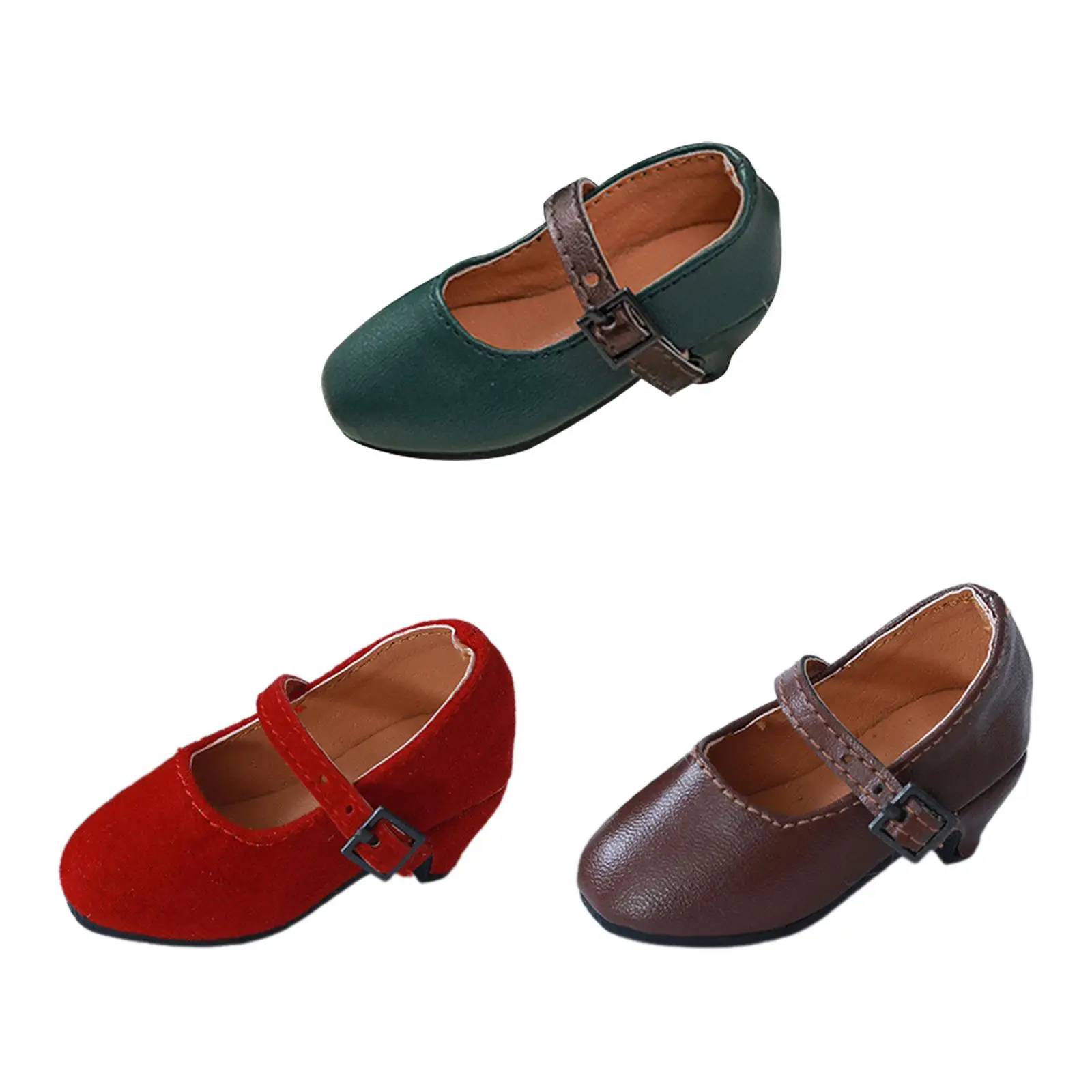

1/4 Scale Female Shoes Miniature Realistic Doll Accessories Fashion High Heel Shoes