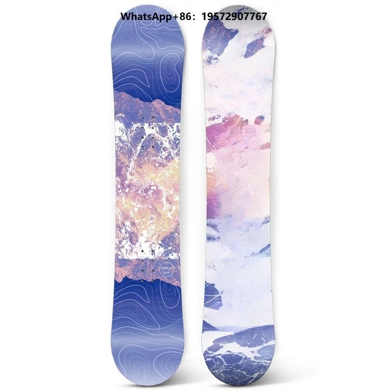 Freestyle Snowboard Quick Release Bindings Snow Shoes Set Advanced  Wood