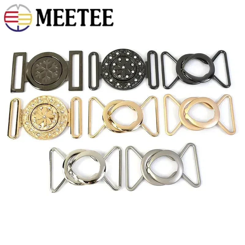 2Pcs 40mm Metal Buckles Women Jackets Belt Buckle Jacket Coat Belts Decorative Button Band Clasp DIY Sewing Hardware Accessories