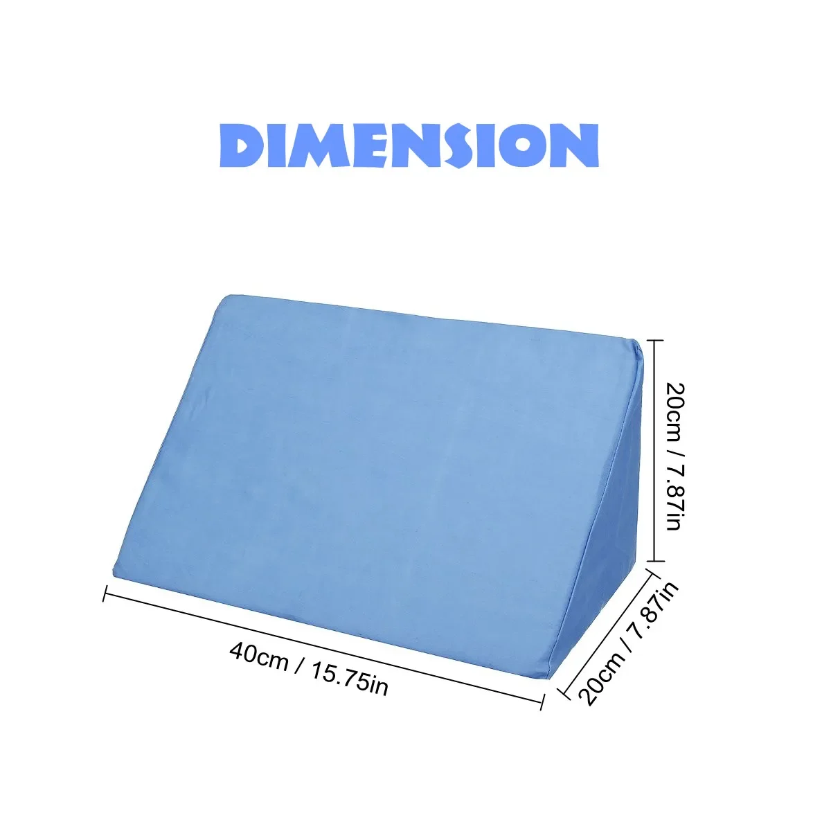 4 Sizes 3 Color Leather Sponge Orthopedic Acid Reflux Bed Wedge Pillow Back Leg Elevation Cushion Pad Bedding Triangle Pillows