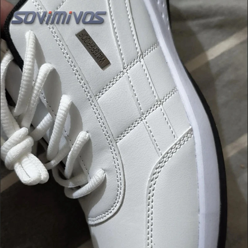 

Pu Leather Men Shoes Sneakers Trend Casual Breathable Leisure Male Sneakers Non-Slip Footwear Vulcanized Shoes Tenis Masculino
