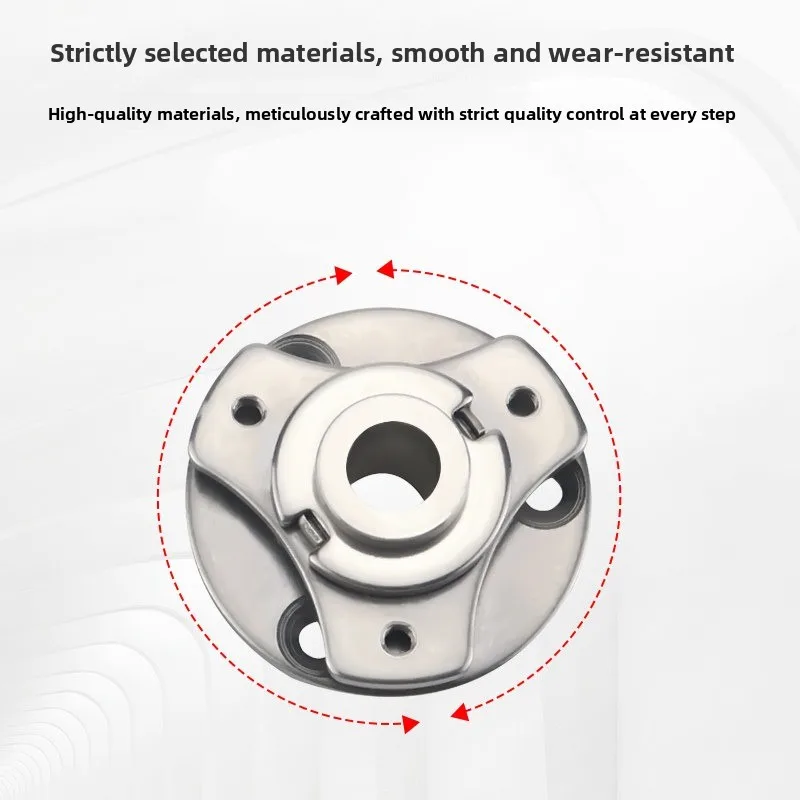 Hollow Disc Damping Shaft Rotary Over-Line Round Torque Hinge HFK91-12-50