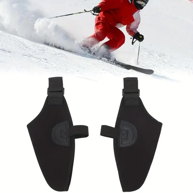 Dual Skate Snowshoe Covers Windproof Insulated Ski Boot Covers Polyester Boot Covers Winter Ski Sports Warm Accessories