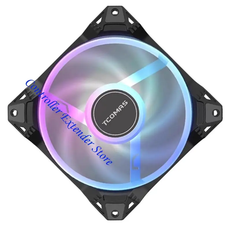 N84B احترافية 120 مم مروحة التبريد 400000H MTBF 30 مم إطار ارتفاع ثابت الضغط PWM قابلة للتعديل