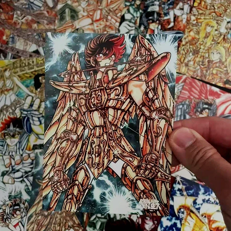 

Saint Seiya A set of 12 Postcards Character Collection Cards Masami Kurumada sketch Seiya Shiryu Hyoga Shun Ikki Athena Poseidon