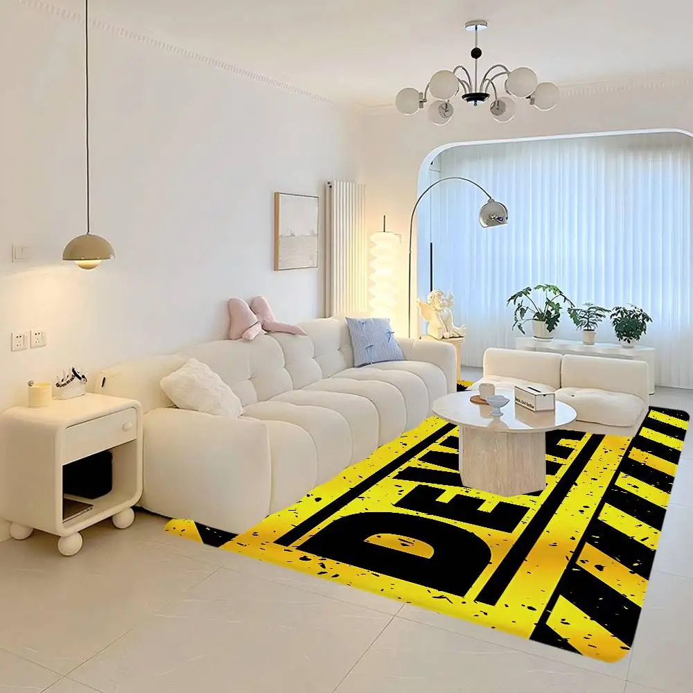 D-DEWALT Floor Mat INS Style Soft Bedroom Floor House Laundry Room Mat Anti-skid Household Carpets