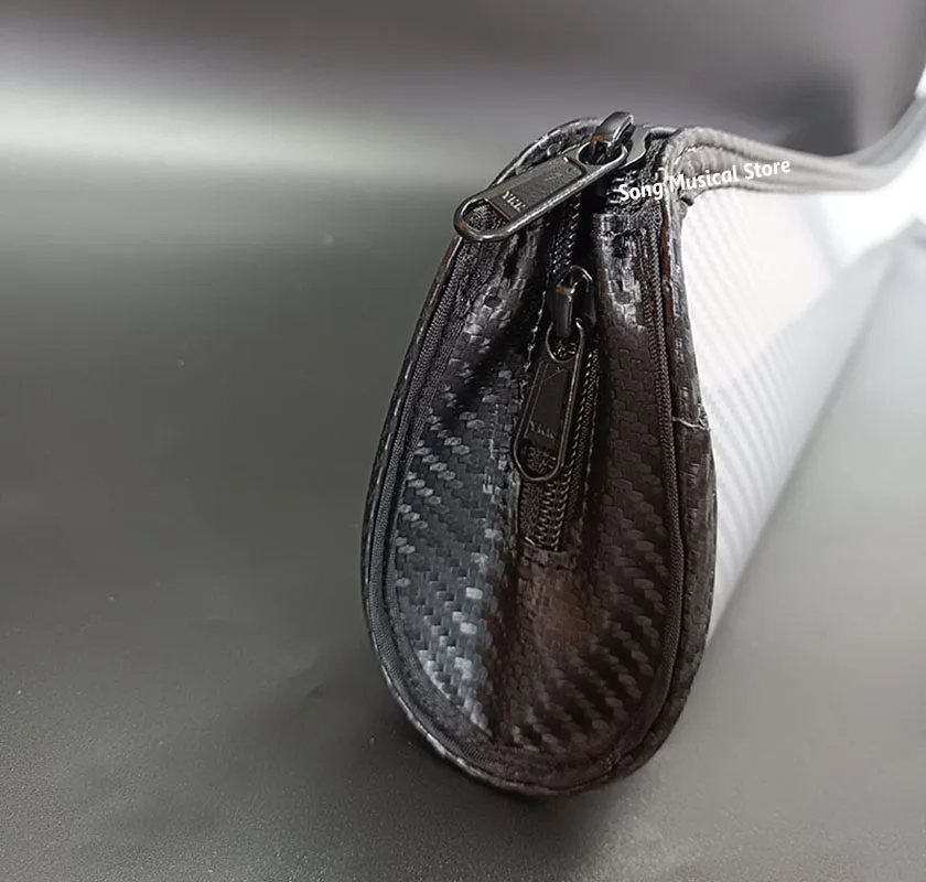 USA low tax Carbon fiber bass bow box/bag, ultra light 320g, can hold 2 French or German bow bars