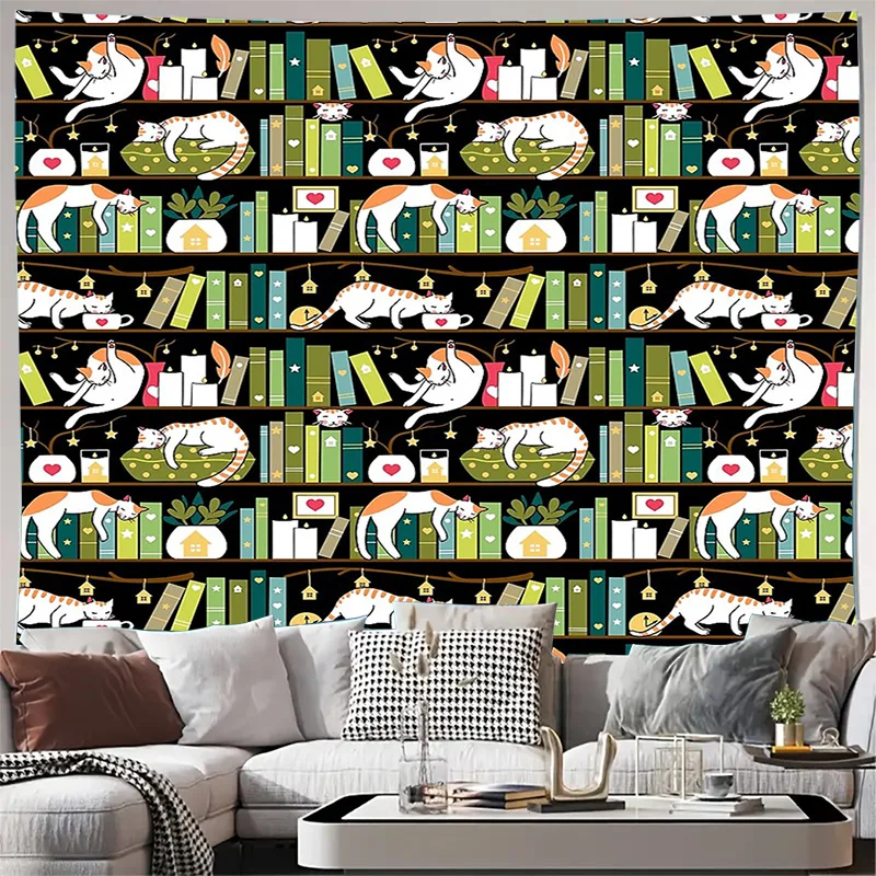 

Богемный настенный гобелен, эстетический декор комнаты, винтажный природный цветочный фон для дома, гостиной, общежития, настенный подвес