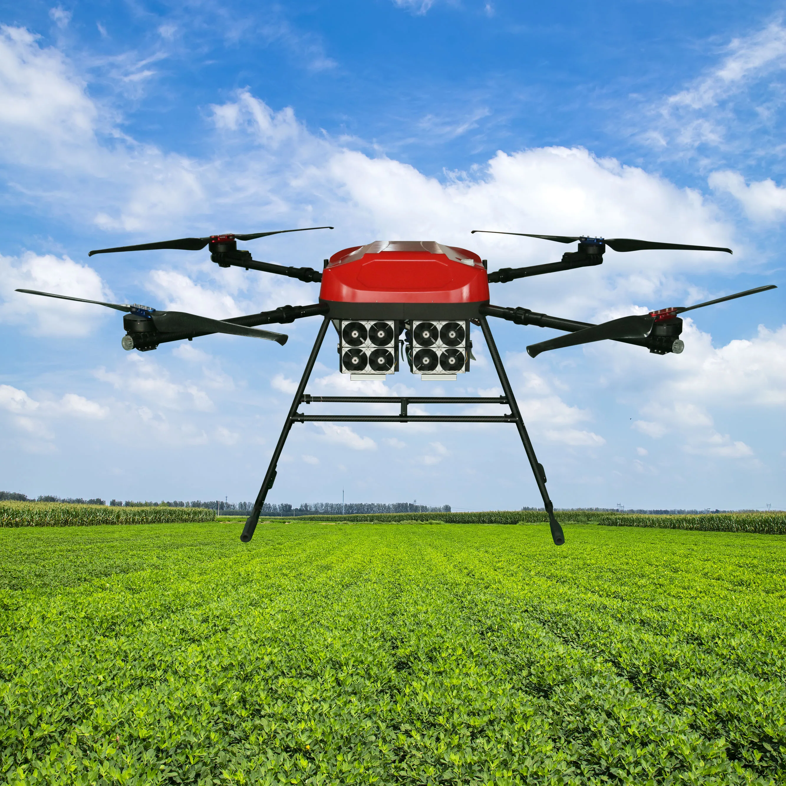 High-quality Agricultural Plant protection Four-axis Four-slurry Fumigation Agricultural Sprayer 3