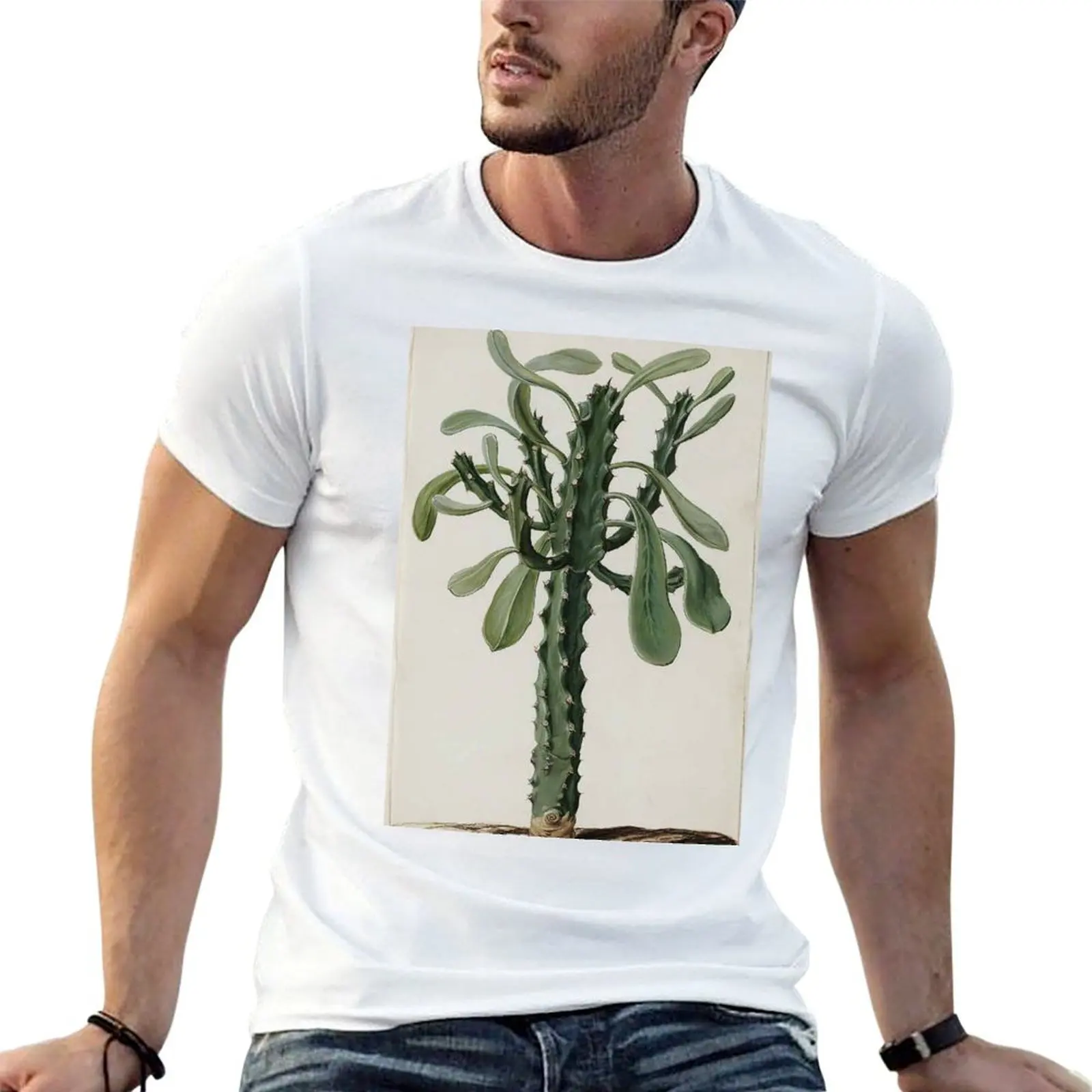 Camiseta Euphorbia de Jan Moninckx, camiseta divertida de diseñador para hombre, camiseta de lujo para hombre