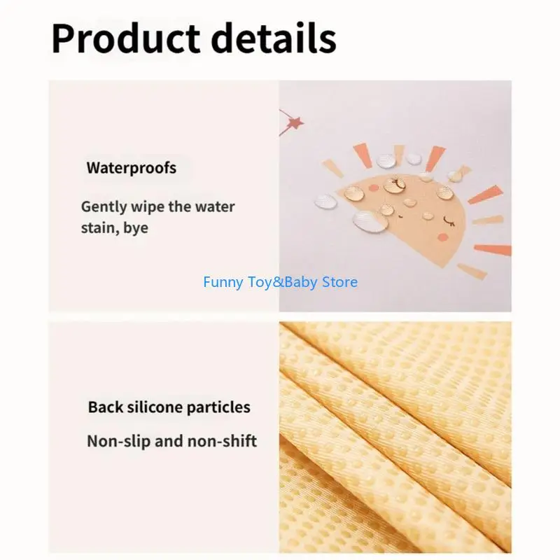 Almofada leve para cadeira alimentação, tapete antiderrapante 100x145cm, tamanho para refeições seguras, lavável e