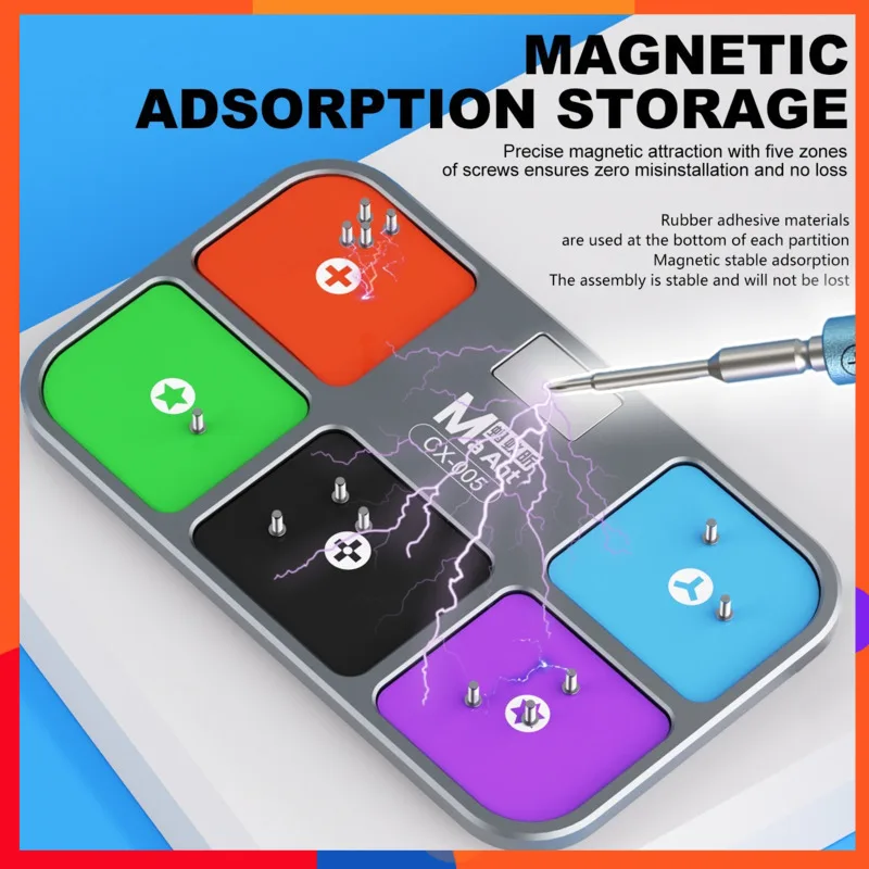 

MaAnt Magnetic Storage Board for Phone & Computer Repair Screw Organizer with Strong Neodymium Magnets Anti-Loss Tool Accessory