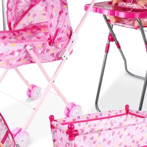 Rocking Chairs Swing Bed Dining Chair Baby Play House Simulation Furniture Toy Pretend Play Toy Doll House Accessories