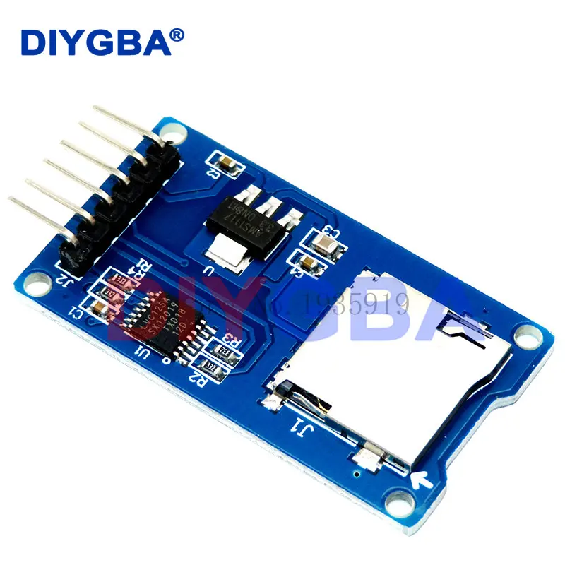10 stks Micro SD-kaart Mini Opslag Board TF Kaartlezer Memory Shield Module SPI voor arduino Diy Kit