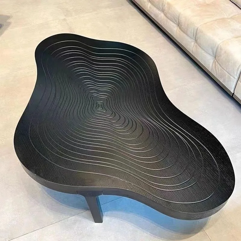 Nuvola di lusso leggera di fascia alta in legno massello semplice soggiorno moderno piccolo appartamento casa