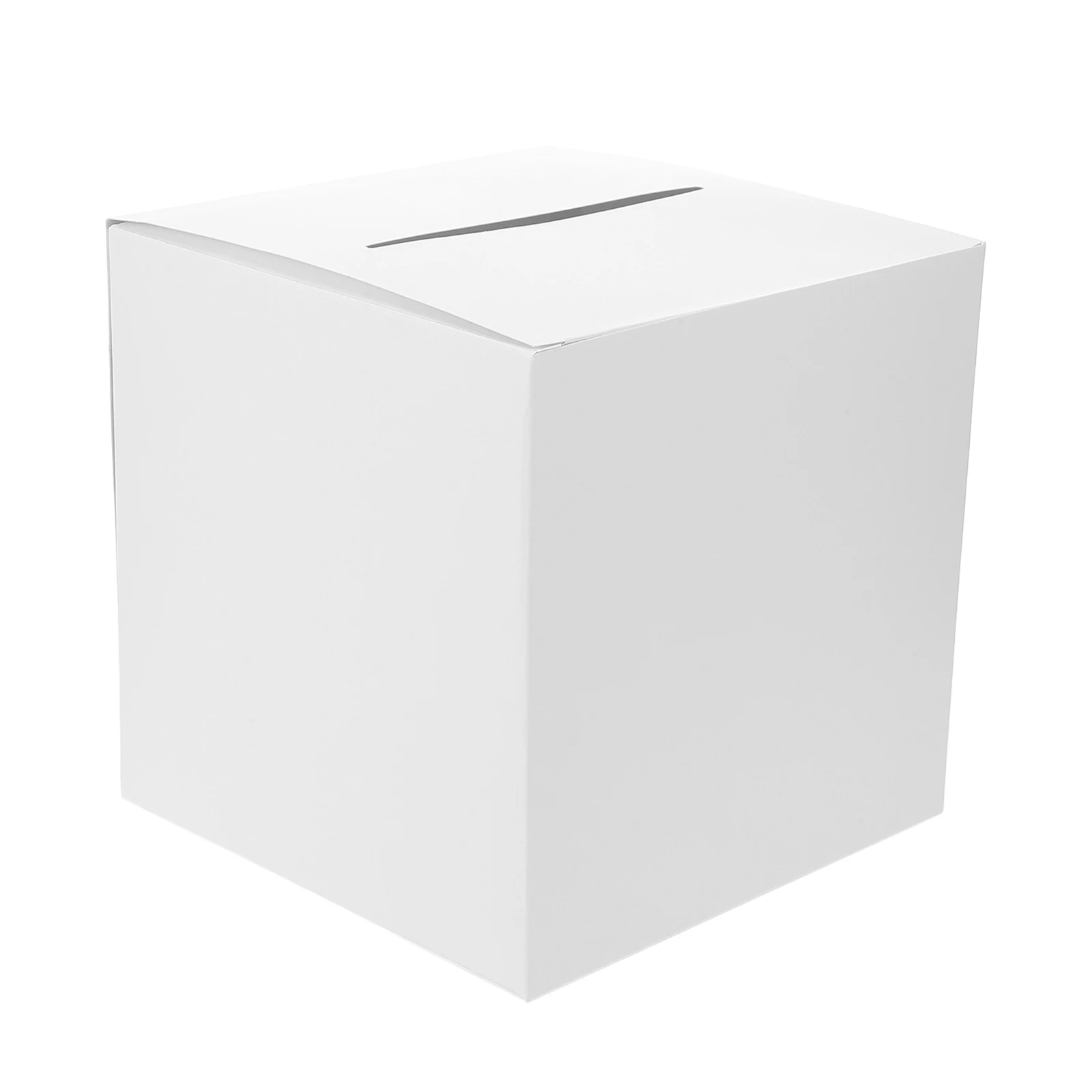 

1Set White Card Box Paper Wedding Card Case with Large Interior Keepsake Box for Weddings Receptions and Special Occasions