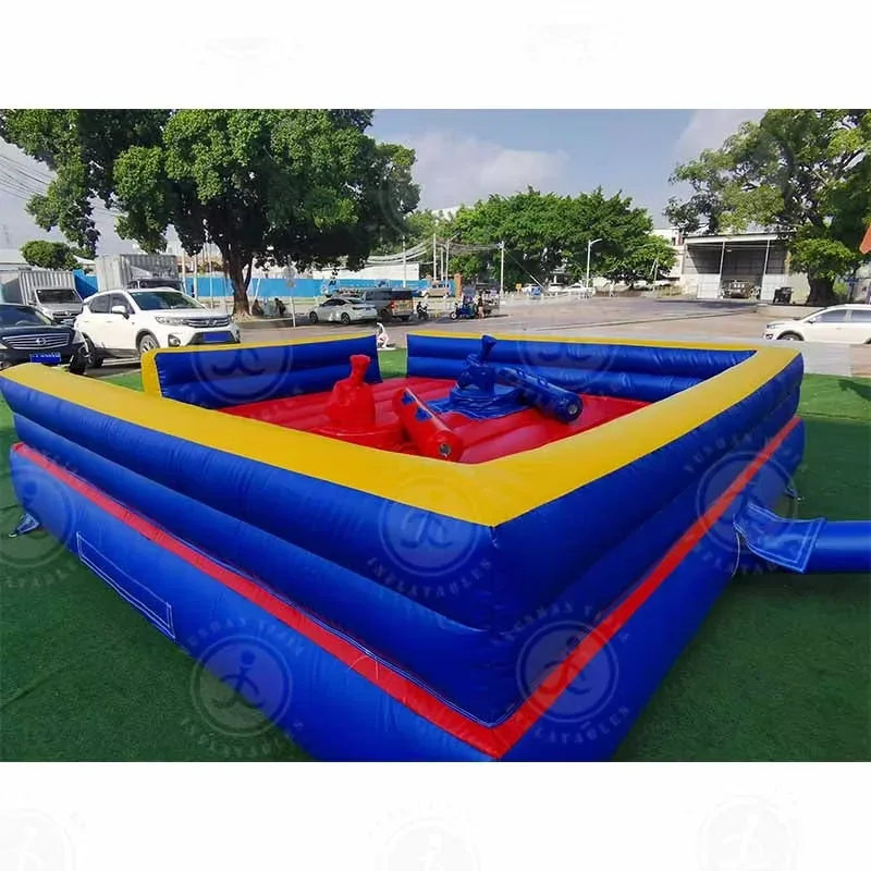 13ft-4m PVC نفخ المصارع لعبة Jousting الساحة القتال الساحة التحدي نفخ المصارع لعبة للكبار الاطفال في الهواء الطلق #3