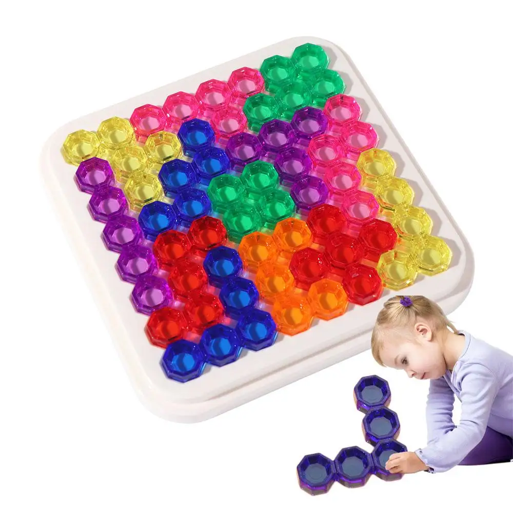 

Plastics Blocks Sudoku Board Game Geometric 40 Challenges Slide Puzzle Board Game Early Education Shape Analysis