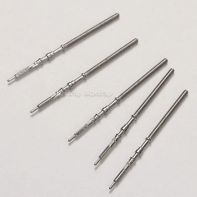 5Pcs Movement Watch Steel Stem Crown Kit for Seiko NH35 NH36 NH38 NH39 Watch Crown Stem Spare Parts Watchmaker Repair Tools