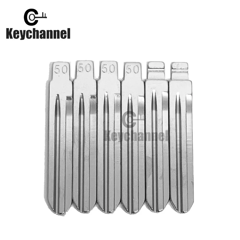 10pcs HY16 Car Key Blade NO.50 KD Flip Key Blank HYN14 Folding Blank for KEYDIY VVDI Xhorse for Hyundai ACCENT ELANTRA Kia Key