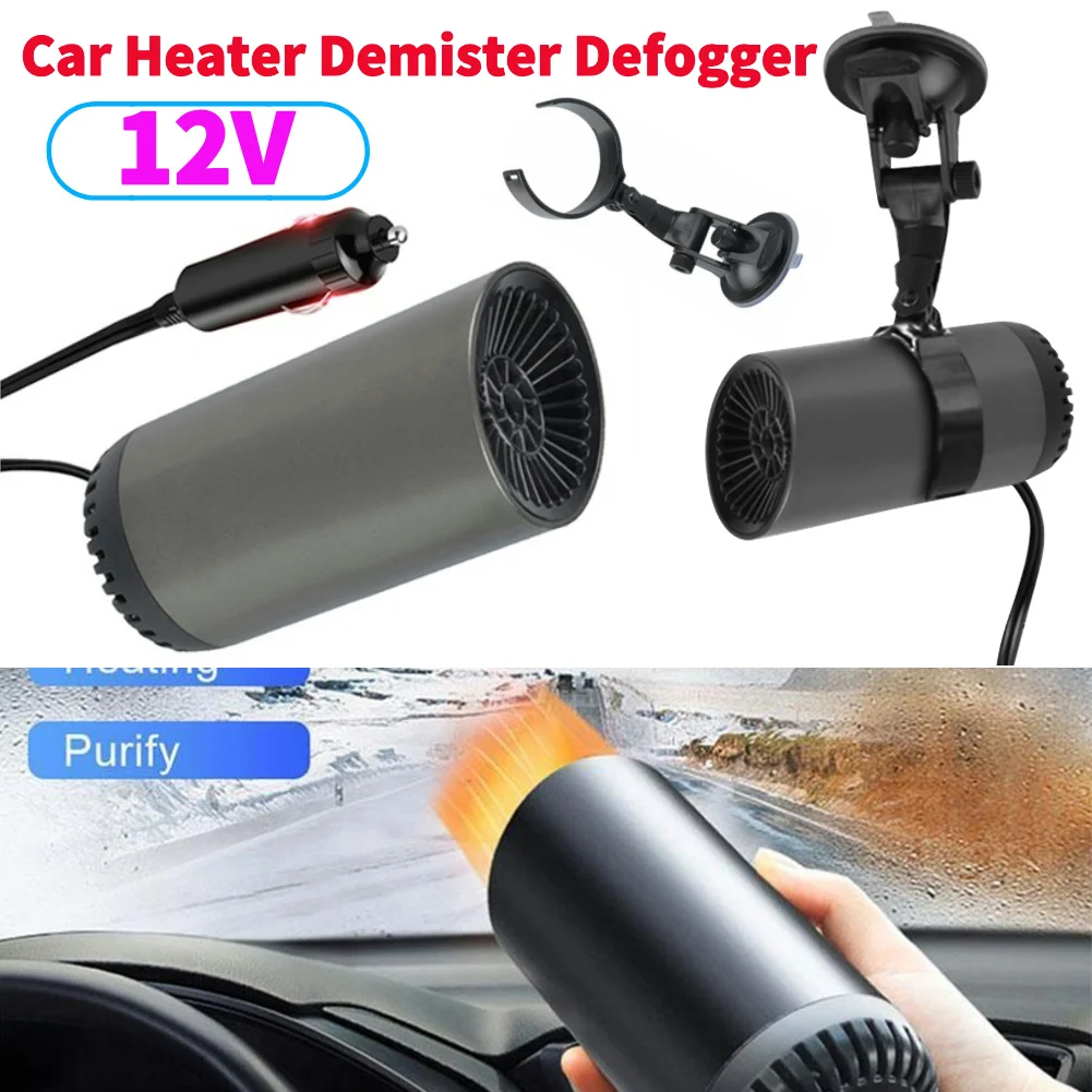 

12V Car Heater Demister Defogger Window Windshield Defogging Defrosting Heater Frost Snow Fog Removal Heater Heating Cooling Fan