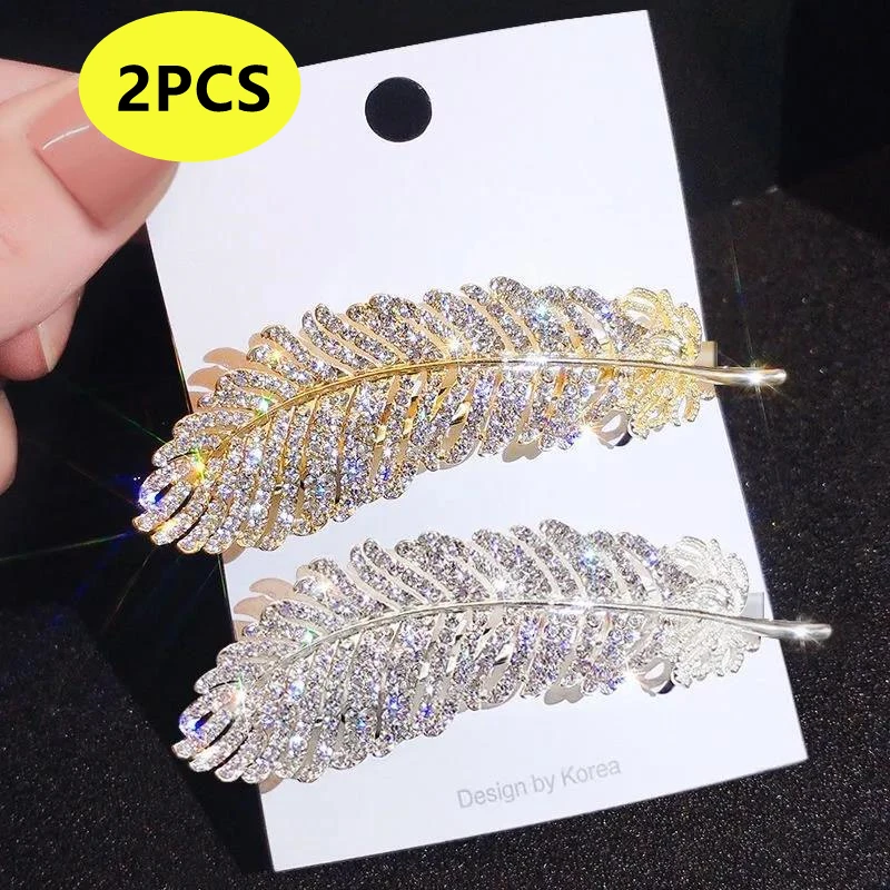 Korean Style Leaf Shaped Hair Accessories Fashionable Birthday Party Headdress Headwear Hair Pins