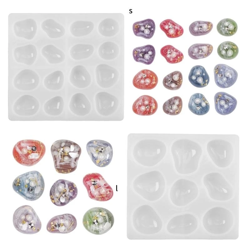

XXFD Silicone Crafting Mold Geometric Stone Pattern Handmade Supplies Silicone Texture for Home Craft and Studio Projects