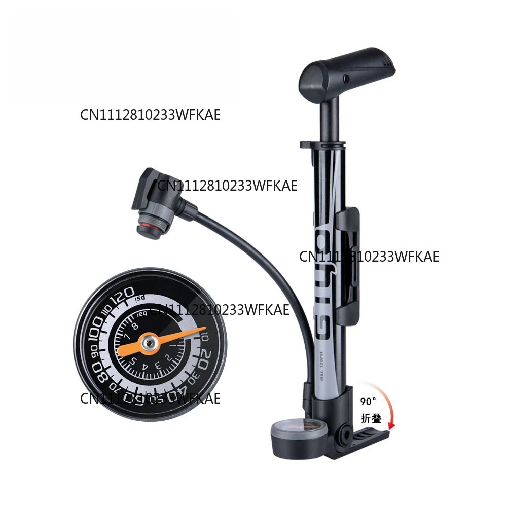 Suitable for GIYO Portable Inflator Mountain Bike Road Bike Mini Inflator High Pressure Inflator Folding Table GM642