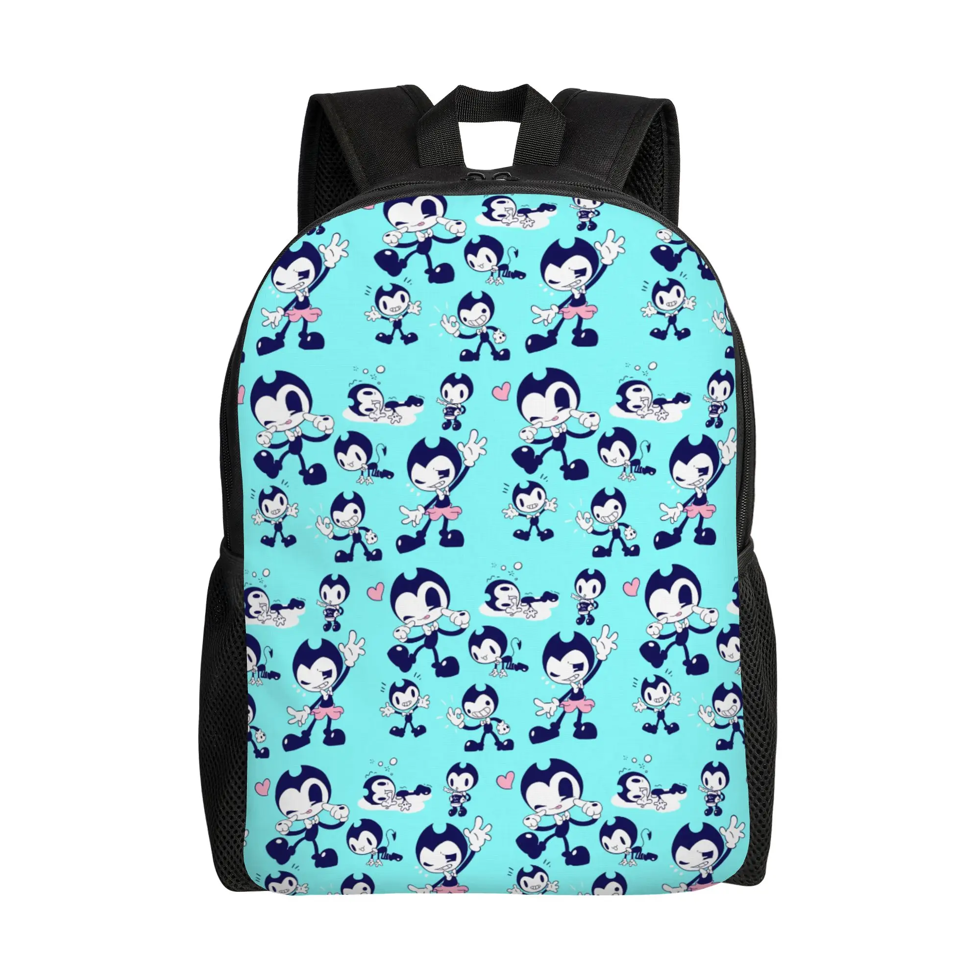 

Custom Printing B-Bendyes Backpack for Boys Girls Manga Anime College School Travel Bags Women Men Bookbag Fits 15 Inch Laptop