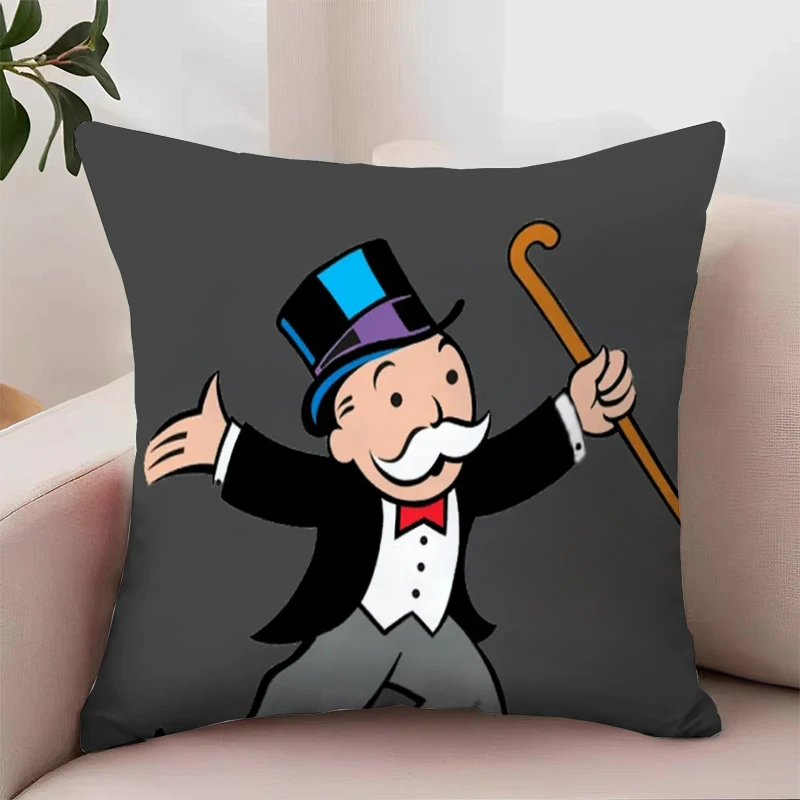 

Cover for Pillow Covers Decorative Luxury Cushion Cover M-Monopoly Pillowcases for Pillows 45x45 Cushions Covers Home Decor Bed