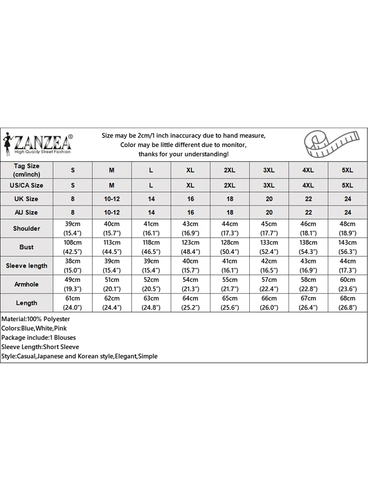 2025 ZANZEA Fashion Women Elegant Blouses Short Sleeve Shirts Summer Tunic Tops Bandage Casual Solid Color Loose Pleated Blusas