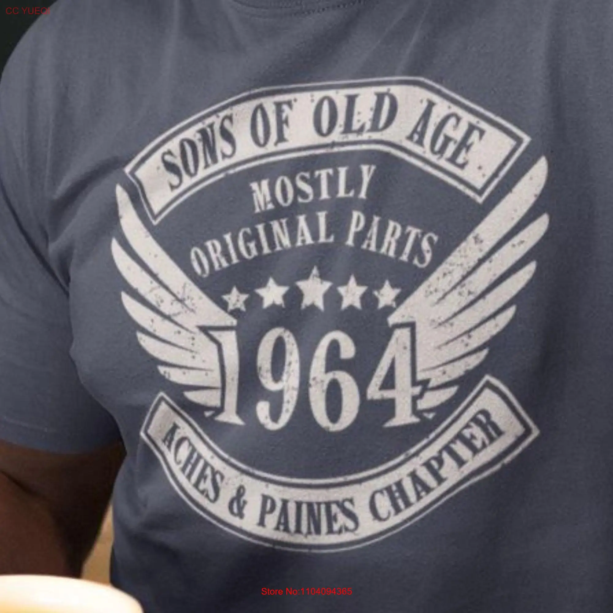 60th Birthday s for Men Decorations 1964 Vintage t shirt Ideas Him 60 long or short sleeves