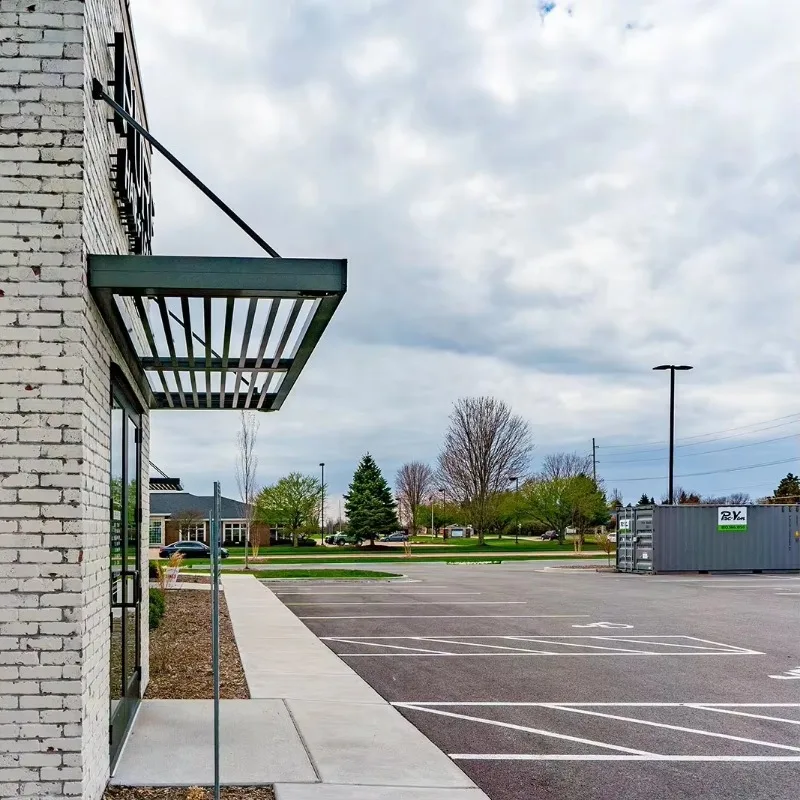 

Modern Design Outdoor Aluminum Door Windows Awnings with Gutter Pavilion Sunshade