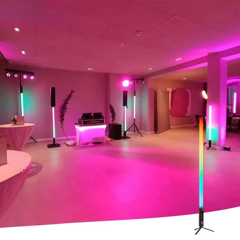 Wireless WIFI APP Control Battery Powered LED Party Light 360 Degree 5-in-1 Tube Light RGB 130 Suitable for Party Events