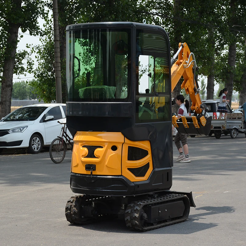 

Customized Compact Mini Excavator Mini Hydraulic Excavator 1.8 Ton Chinese small Digger Factory Agricultural Tool