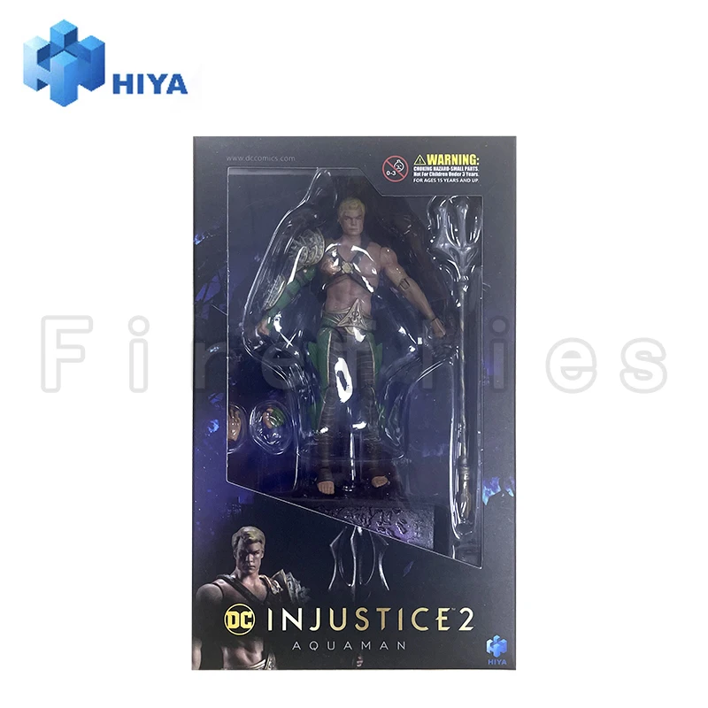 HIYA-figura de acción de 4 pulgadas, juguete de modelo de Anime, exquisita serie Mini, serie 2, Aquaman, 1/18