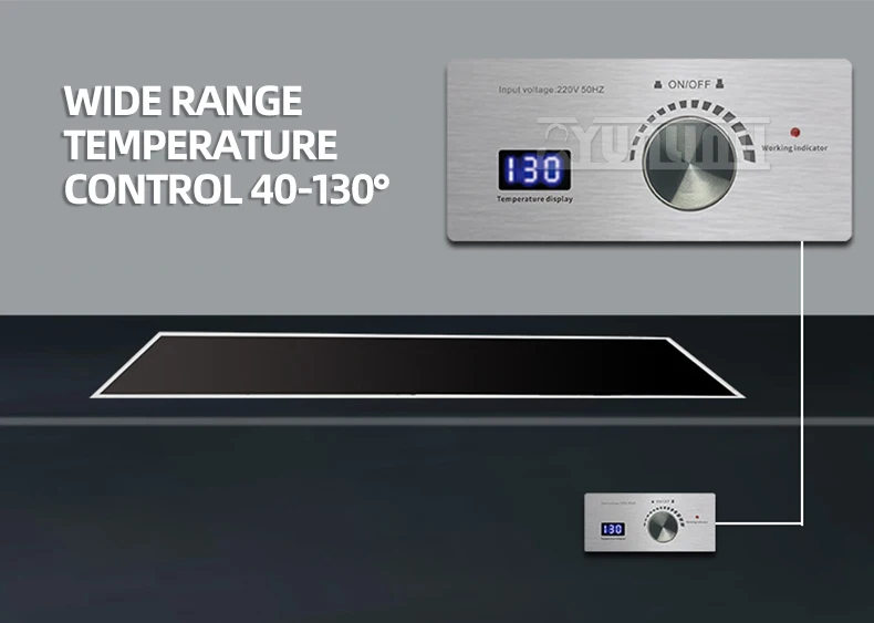 レストラン保温広範囲埋め込み加熱プレート食品ビュッフェ断熱装置