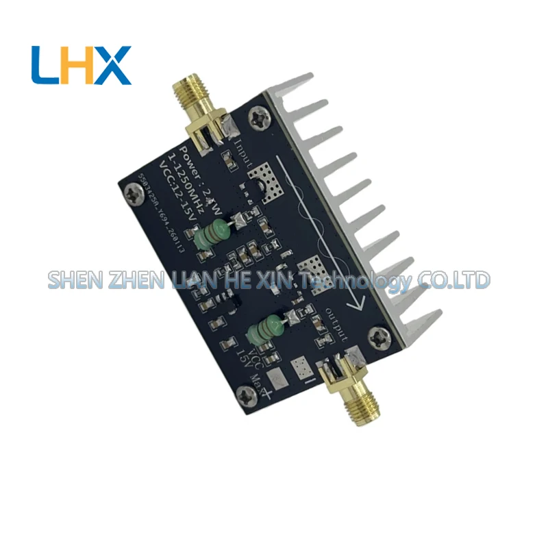 Radio frequency power amplifier 1M-1.25GHz 2W HF, VHF, UHF FM frequency modulation power amplifier module RF communic in stock