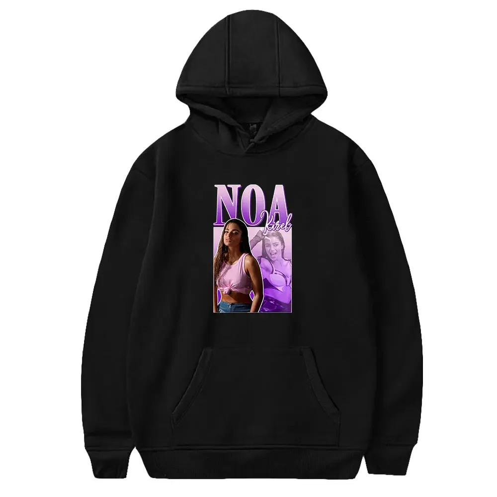 Singer Noa Kirel Merch Oversized Hoodie Women Men Harajuku Sweatshirt Streetwear Hip Hop Pullover Hooded Jacket Male Tracksuit