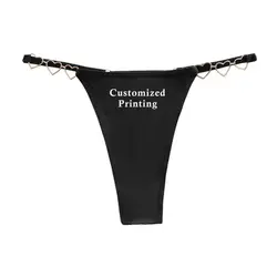 Customized Printed Womens Underwear Custom Panties Personalized With Your Words Love Decoration Cotton Crotch Girlfriend Gift